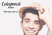 Colorpencil Sketch Photoshop Action, an Action Add-On by Krystal Designs Co. (Thumbnail 5 of 7)
