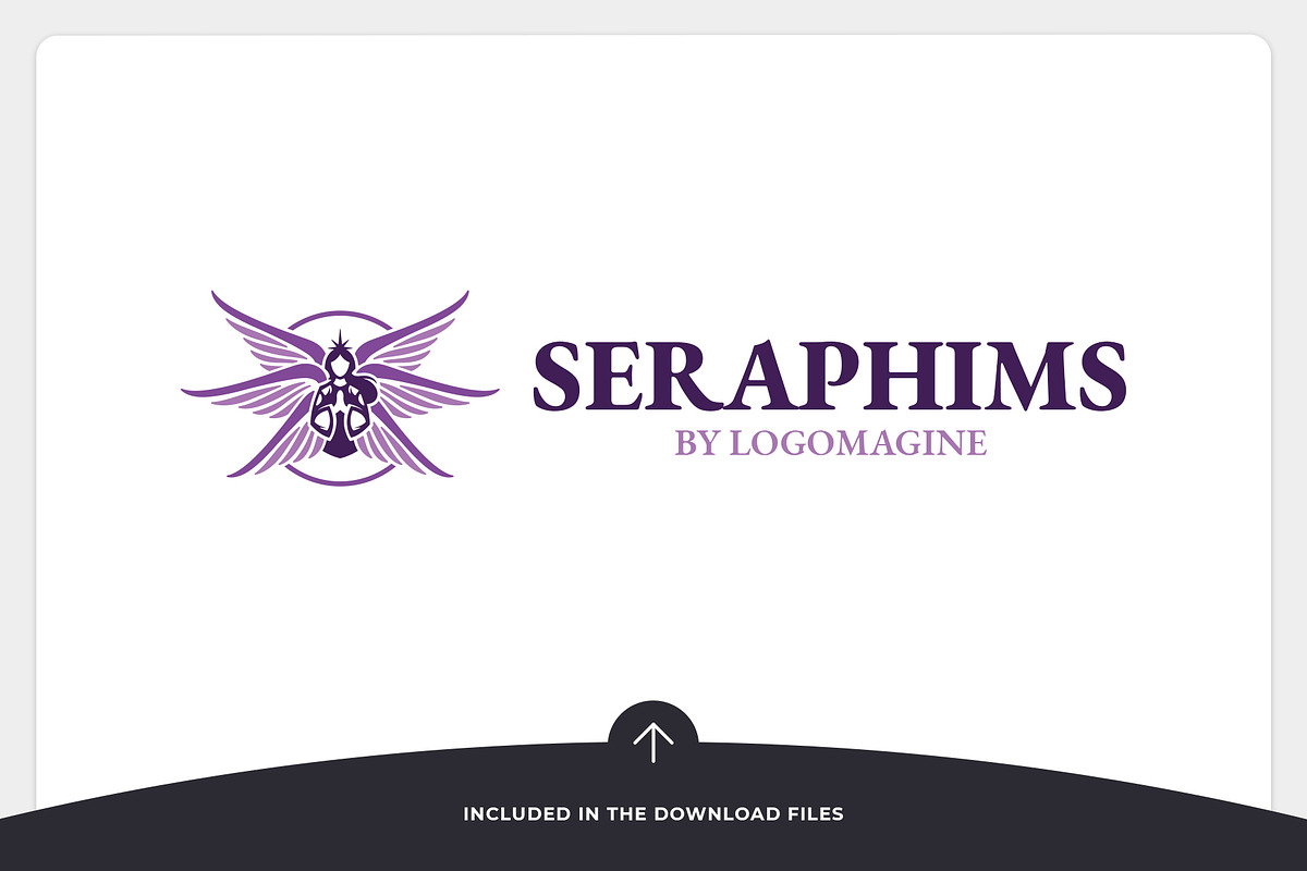 Seraphims - Angel Logo Template, a Branding & Logo Template by LOGOMAGINE (Photo 13 of 16)