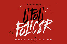Lipoli Policer Handmade Brush Font