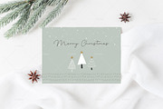 7x5 Christmas Card Mockup, P05, a Product Mockup by FOXIMIDesign (Thumbnail 2 of 6)