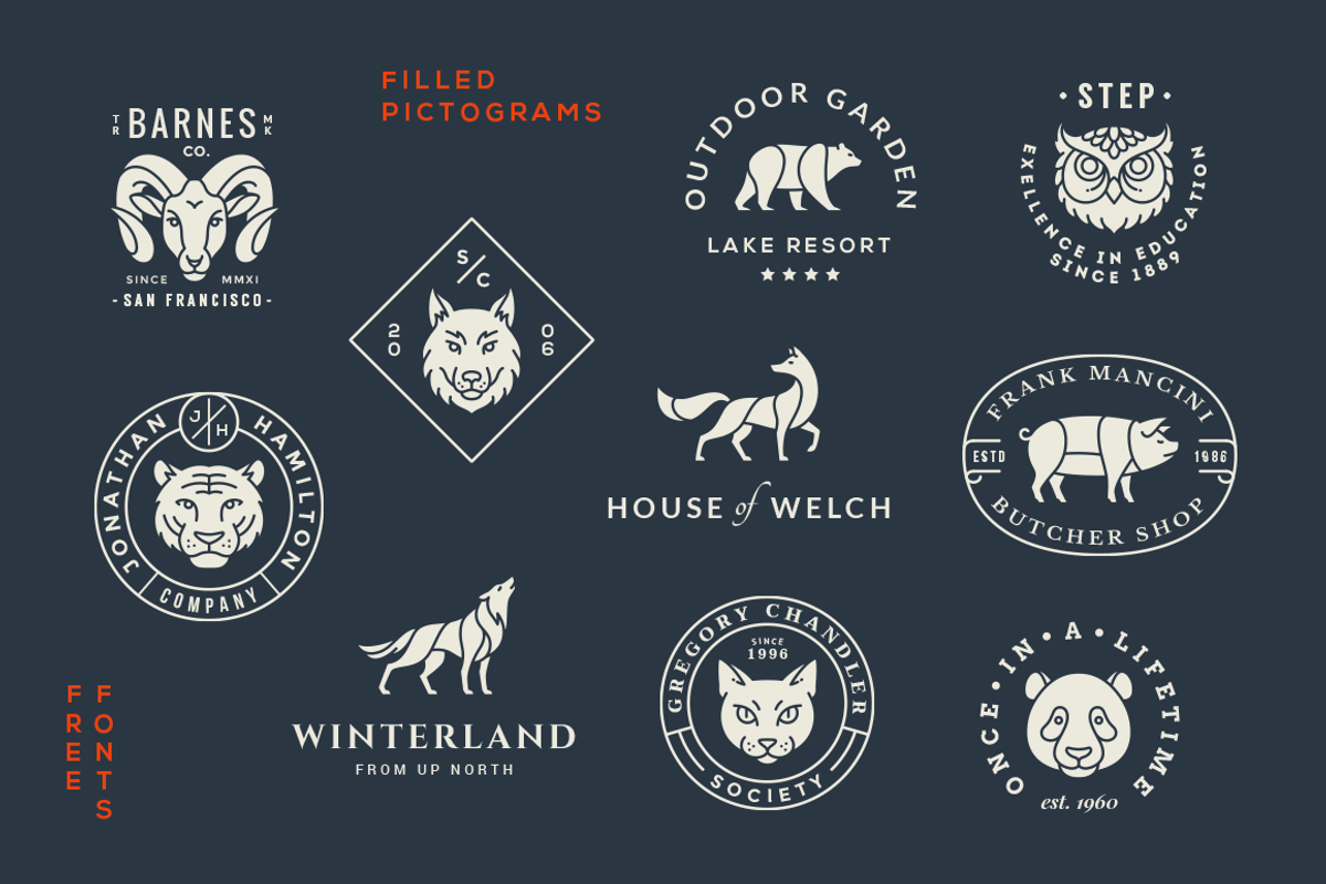 Animal Logo/Badge Templates Vol.2, a Branding & Logo Template by GraphicBurger (Photo 4 of 14)