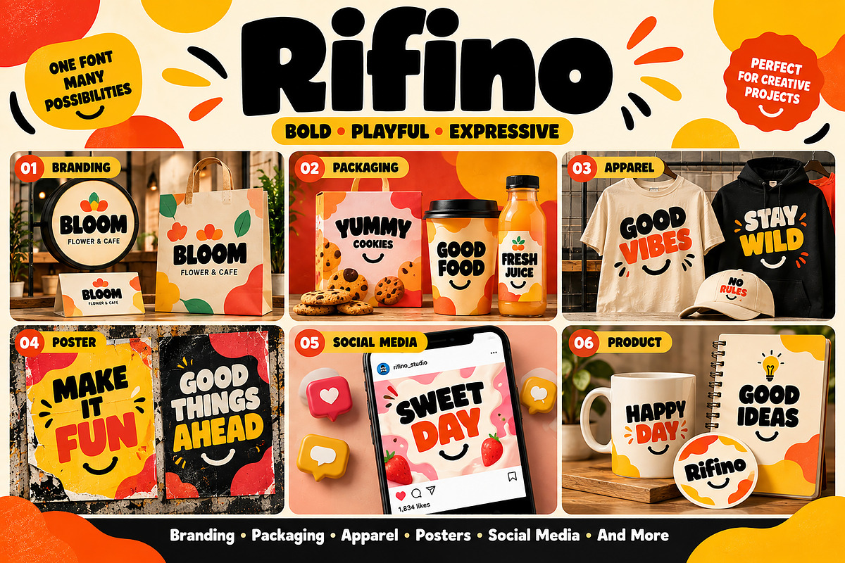 Rifino, a Script Font by Wow Magic (Photo 2 of 5)