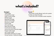 Life Planner Notion Template, a Templates & Theme by studiorach (Thumbnail 7 of 10)