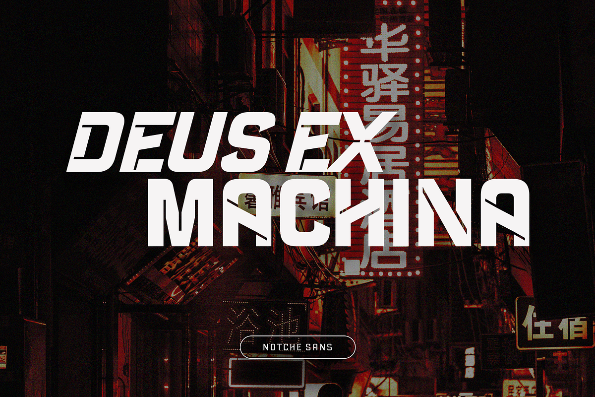 CF Notche - Futuristic Sans, a Sans Serif Font by Indotype Foundry (Photo 7 of 11)