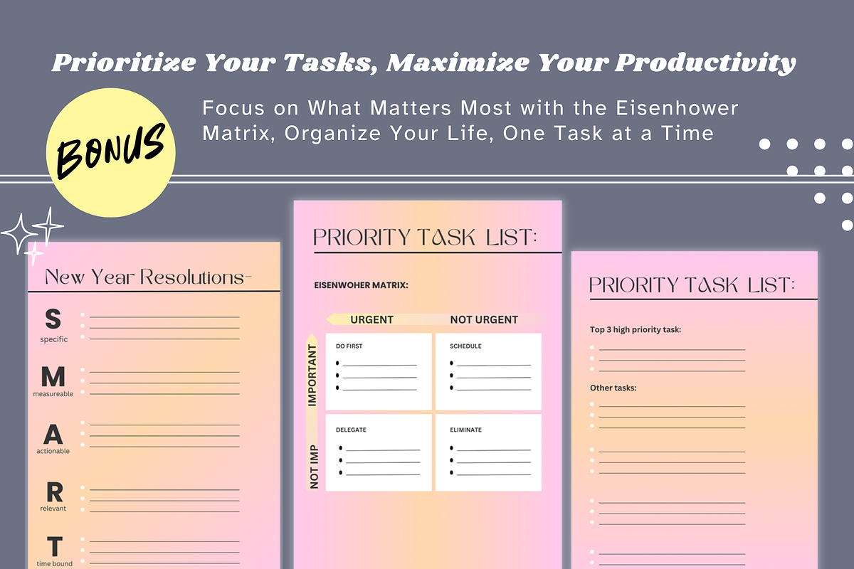2025 Vision Board Kit Printable, a Card Template by Climbwithelevator (Photo 8 of 10)