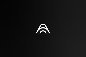 A N Minimal Wordmark Logo