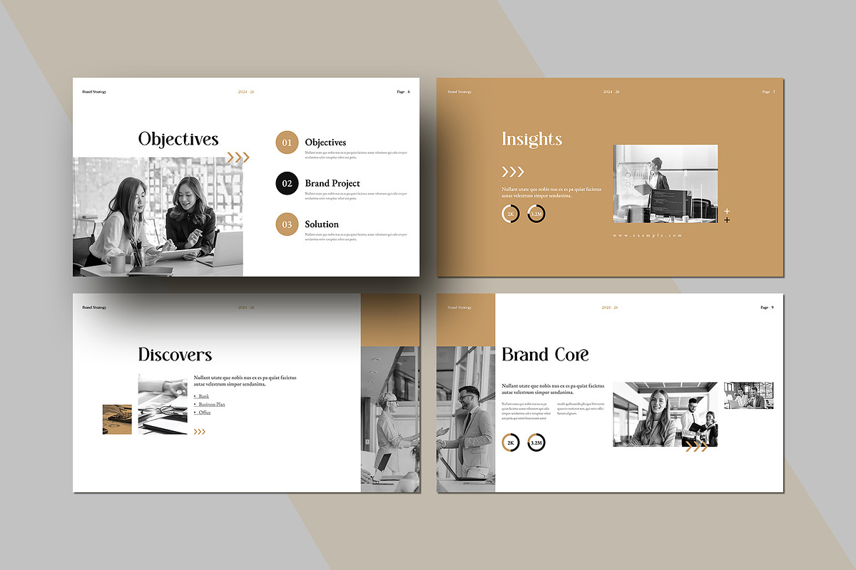 Brand Strategy Presentation Template, a Presentation Template by White Graphic (Photo 4 of 8)