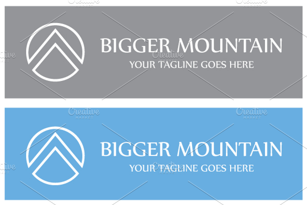 Bigger Mountain Logo, a Branding & Logo Template by MLJ studios (Photo 7 of 7)