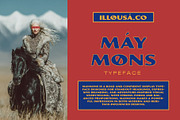 Maymons | Bold Sans Serif Font, a Sans Serif Font by Illousa (Thumbnail 2 of 9)