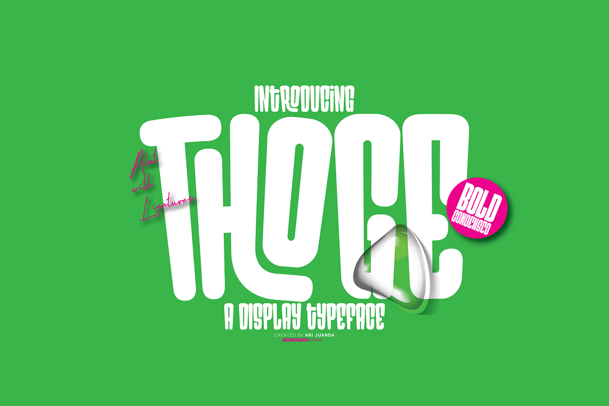 Thoge, a Sans Serif Font by Linecreative (Photo 1 of 6)