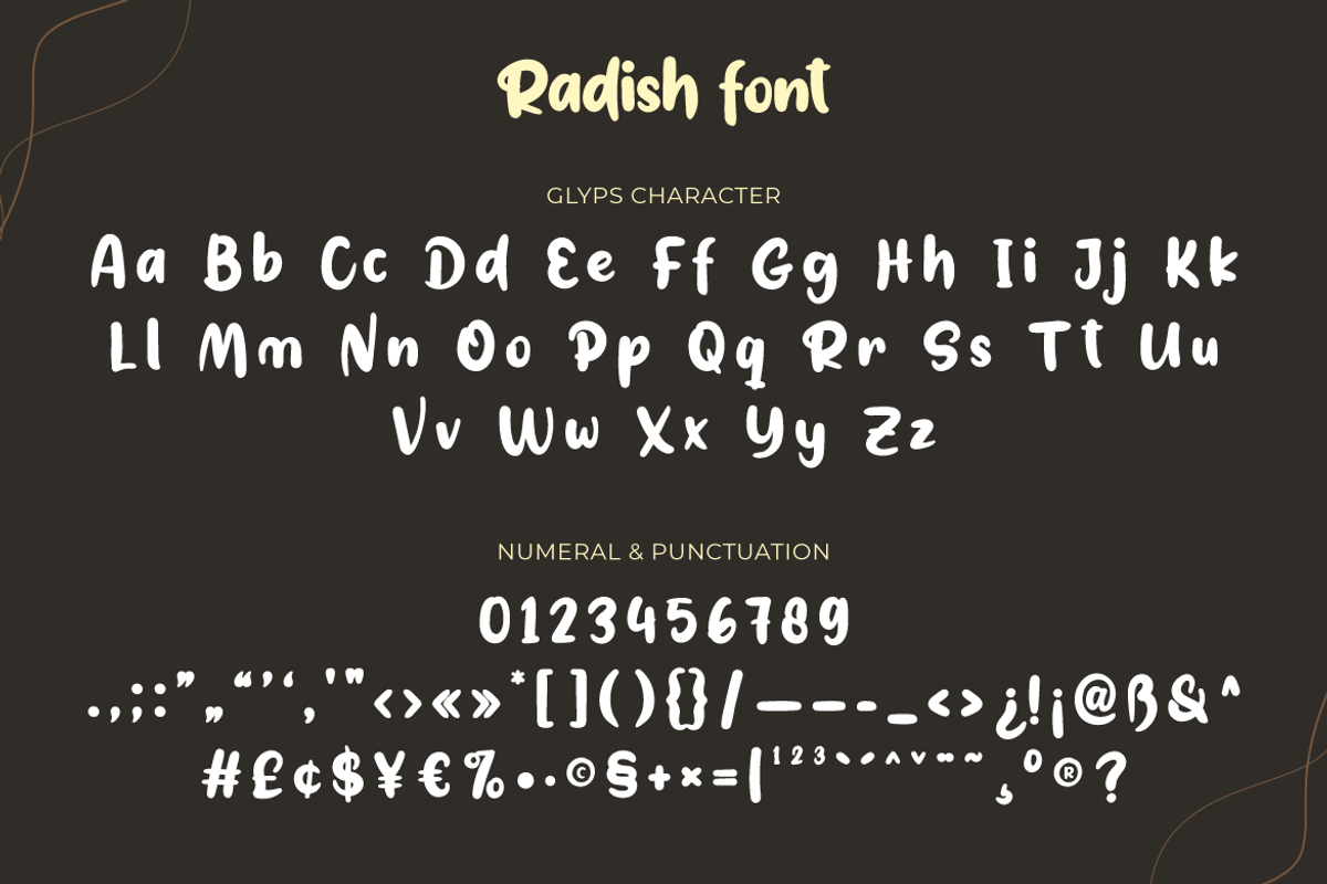 Radish, a Sans Serif Font by twinstd (Photo 10 of 12)