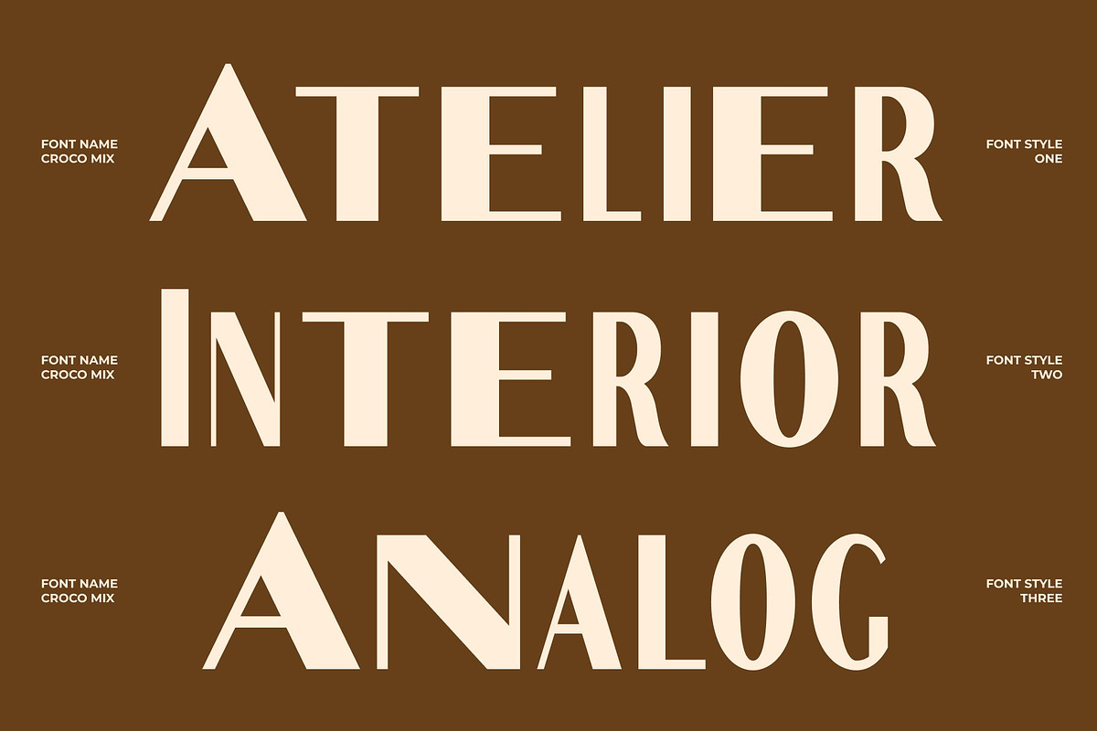 Croco Mix, a Sans Serif Font by Craft Supply Co. (Photo 3 of 8)