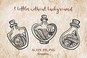 Magic bottles set, an Object Graphic by Graphic Magic (Thumbnail 4 of 6)