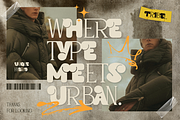 Tribel - Unique Hybrid Typeface, a Serif Font by Burntilldead (Thumbnail 12 of 12)