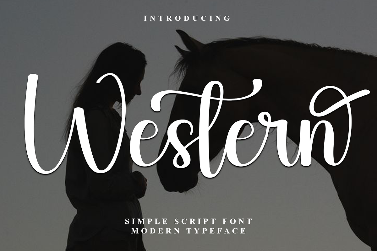 Western, a Handwritten Font by InermediaSTUDIO (Photo 1 of 8)