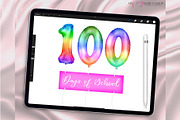Balloon Number Procreate Builder Set, a Brush Add-On by My Fancy Design Shop (Thumbnail 9 of 10)