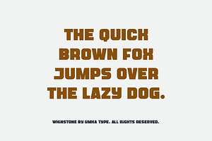 Whinstone Bold Display Font