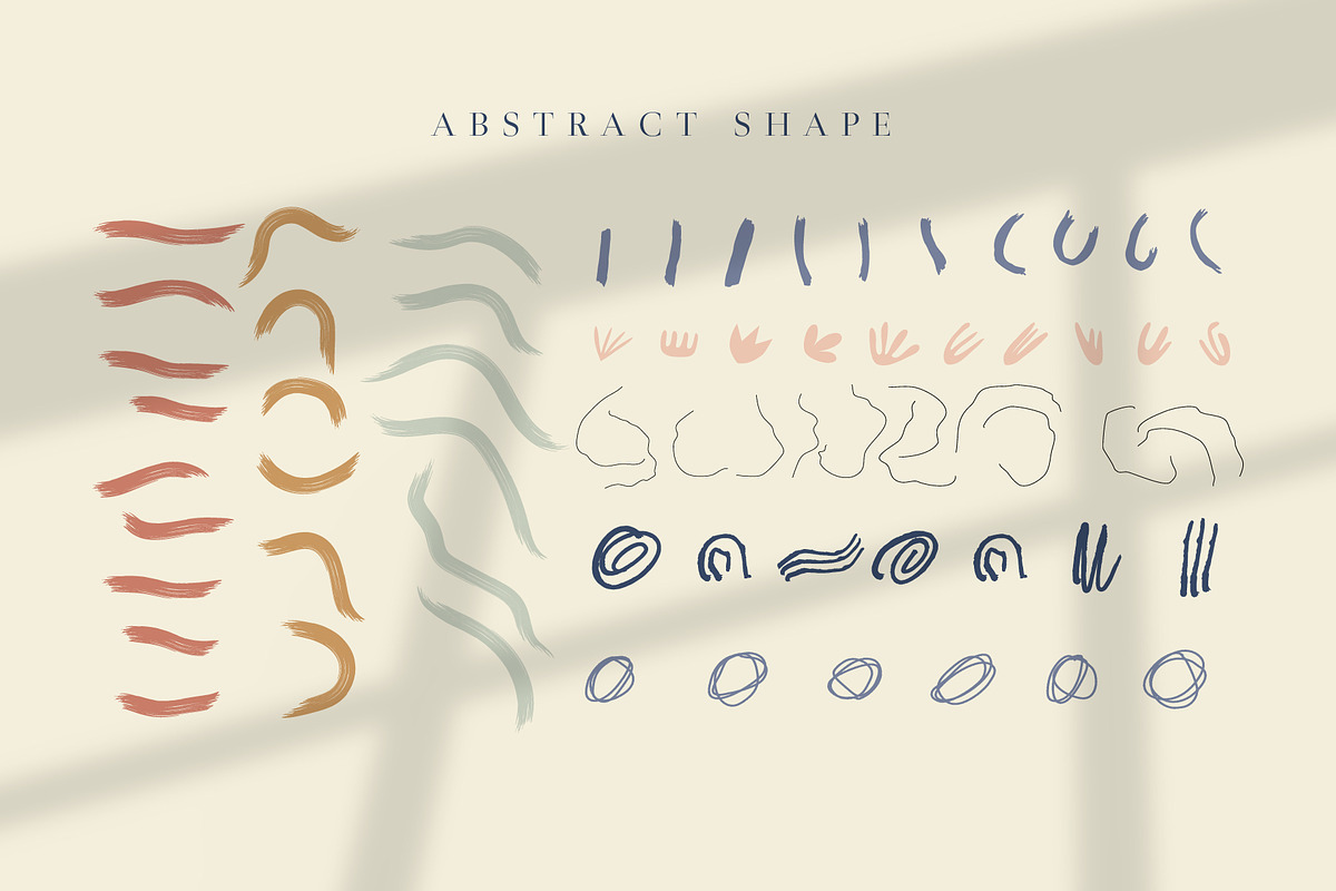 Abstract Shape Collection, an Object Illustration by Creatchees.std (Photo 4 of 10)