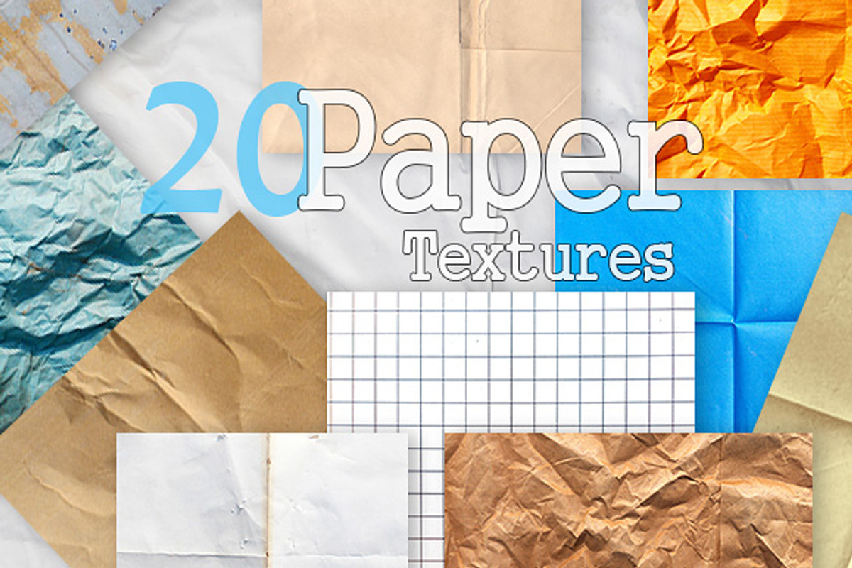 20 Paper Textures Pack