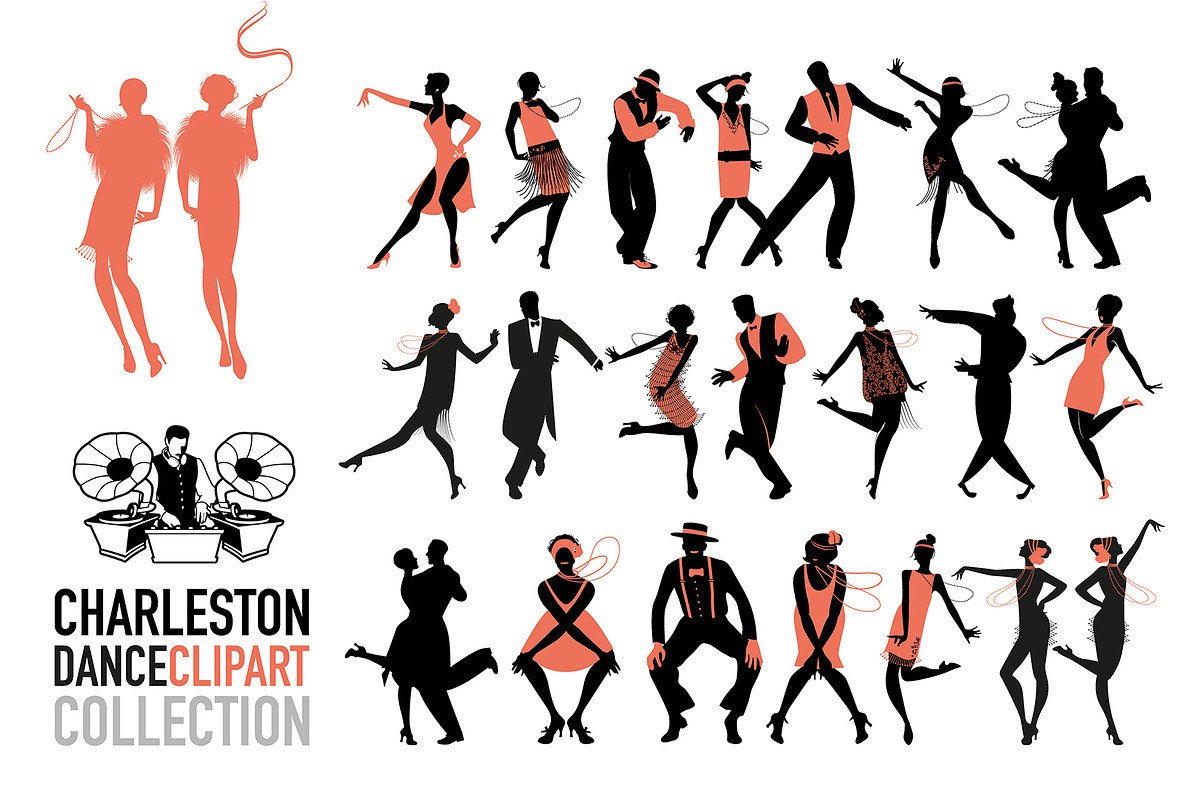 Great Clipart Dancing Collection, an Illustration by La Inspiratriz (Photo 2 of 7)