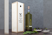 Minimalist Olive Oil Mockup Set, a Cups & Container Mockup by desgiant (Thumbnail 1 of 5)