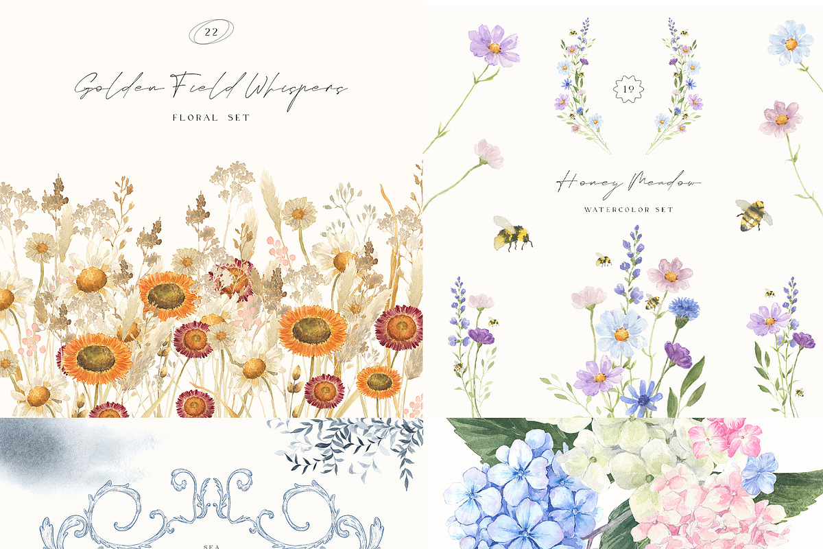 Garden Library 30 in 1 collection, a Seasonal Illustration by LiChu Art (Photo 5 of 5)