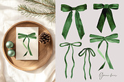 Red and green watercolor bows, an Object Illustration by LeriaArt watercolor (Thumbnail 4 of 5)