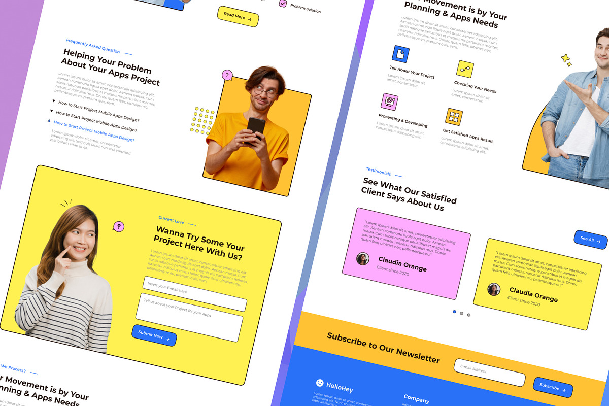 SAAS Modern - Bundling Landing Page, a Landing Page Template by Portocraft (Photo 2 of 12)