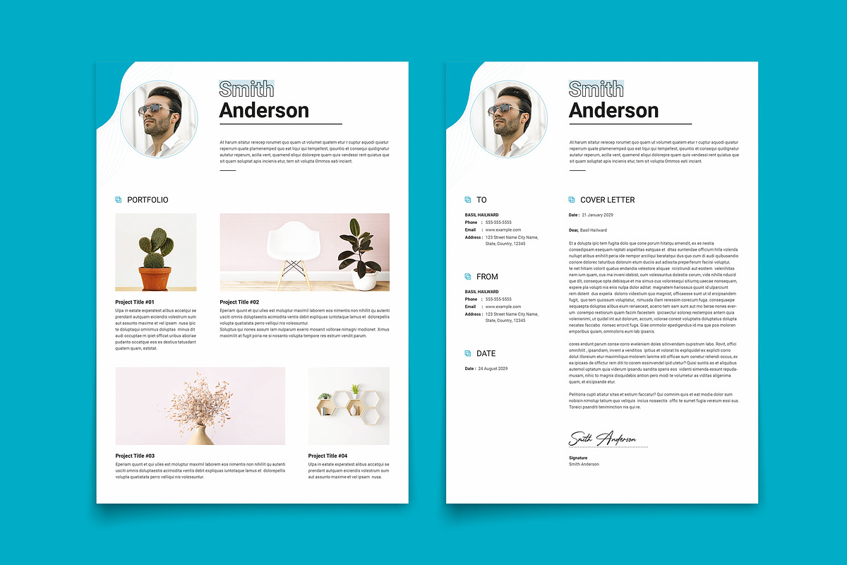 Resume Template 4 Page | CV Template, a Resume Template by PixelStudio (Photo 3 of 4)