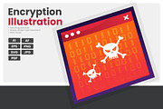Malware Screen Illustration, a Technology Illustration by erifqizeicon (Thumbnail 1 of 3)