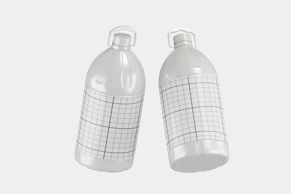 Glossy PET Bottle Mockup, a Cups & Container Mockup by Unerispace (Photo 2 of 3)