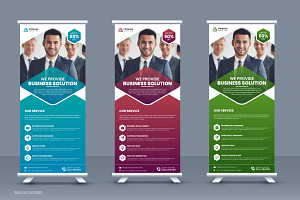 Creative business roll up banner, a Flyer Template by Pixeness Studio