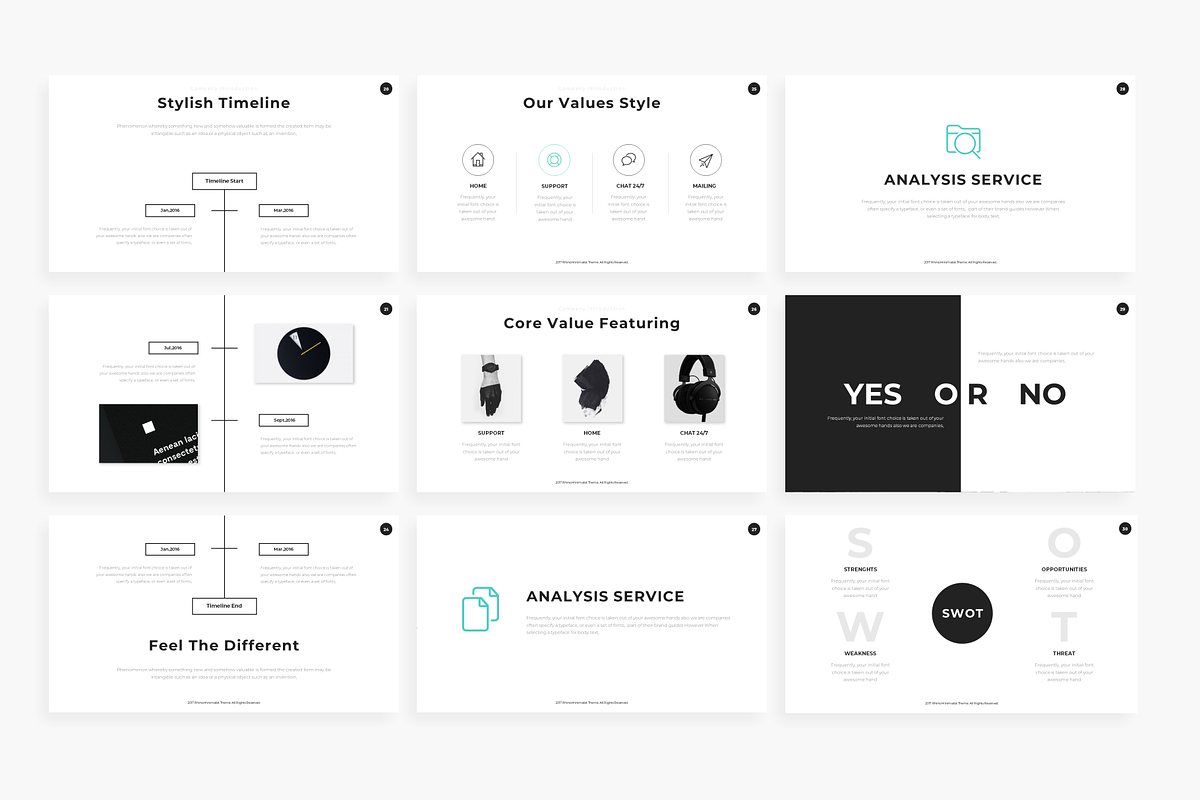 Rhino - Powerpoint Template, a Presentation Template by Mikokit (Photo 5 of 14)