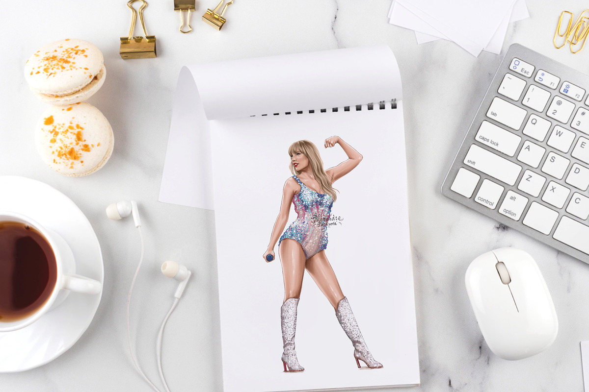 Taylor Swift Illustration, a Person Illustration by BigArtLab (Photo 2 of 3)