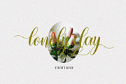 Monika Calligraphy Font, a Script Font by Cut Story (Thumbnail 5 of 11)