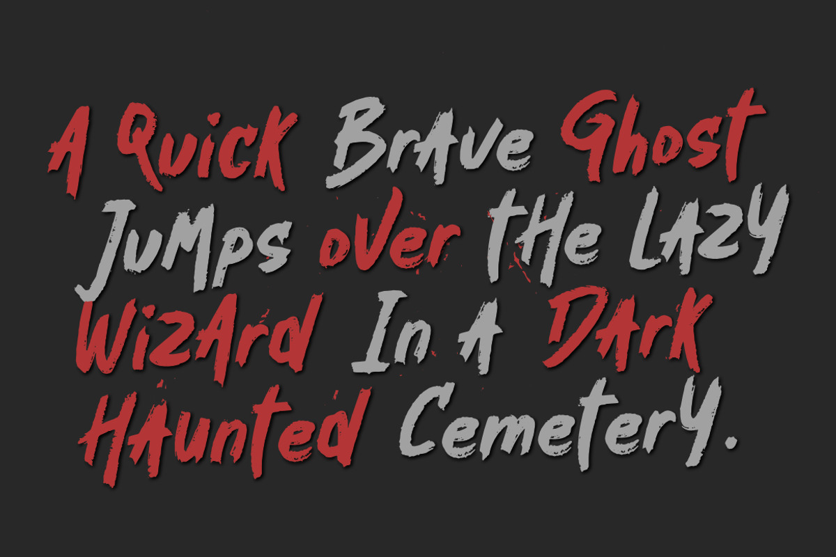 Brhia – Textured Brush Font, a Handwritten Font by Bayuktx (Photo 6 of 8)