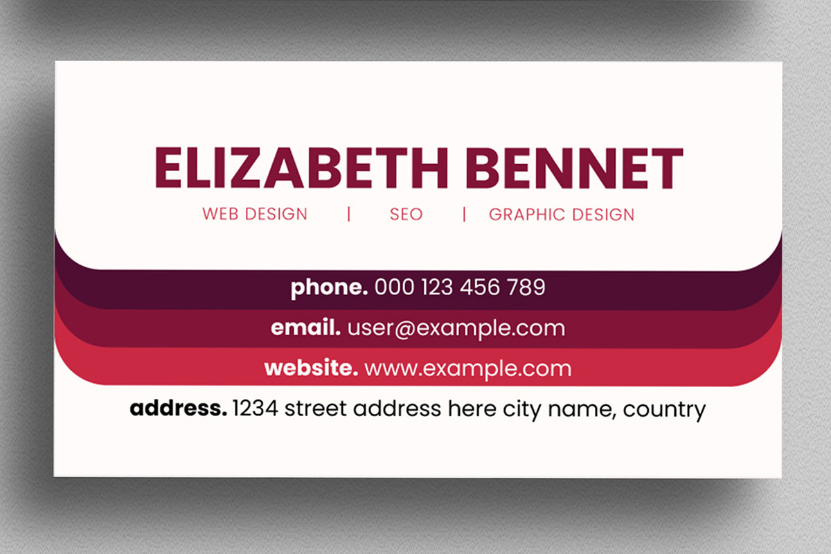 Modern Business Card Template, a Business Card Template by ContestDesign (Photo 4 of 4)