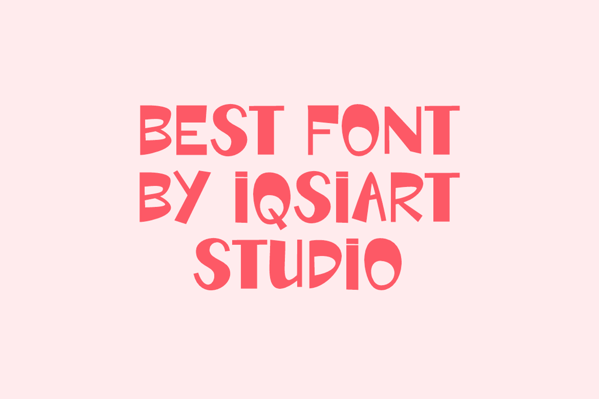 Cholika Dernot - Funny Font, a Sans Serif Font by Iqsiart Studio (Photo 3 of 6)