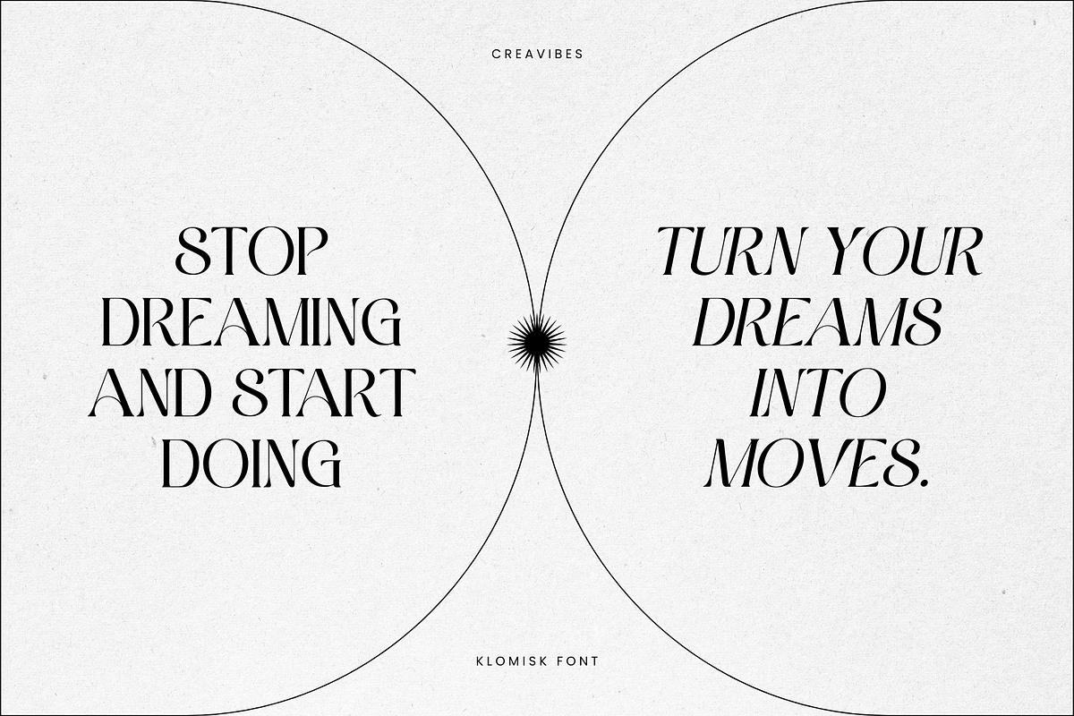 Klomisk - Serif Font, a Serif Font by Creavibes Design (Photo 11 of 15)