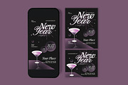 New Year Party Flyer, a Flyer Template by graphicook (Thumbnail 3 of 3)