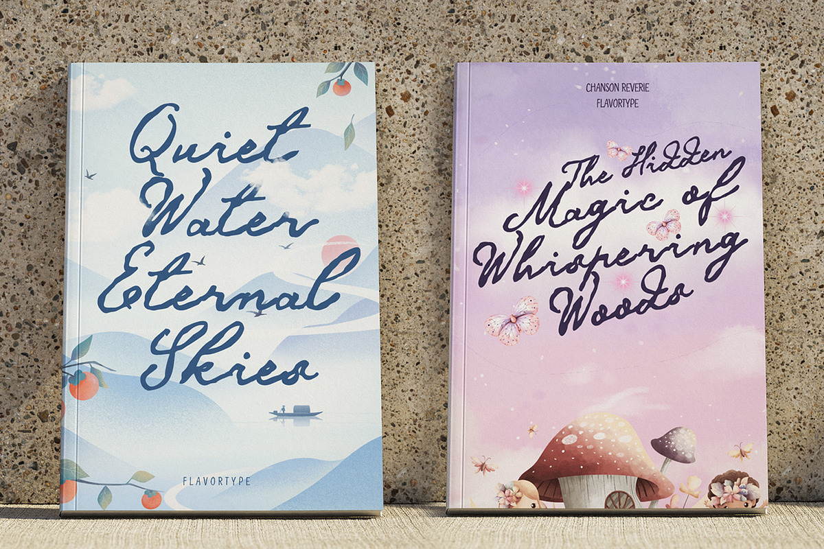 Chanson Reverie, a Handwritten Font by Flavortype (Photo 9 of 15)