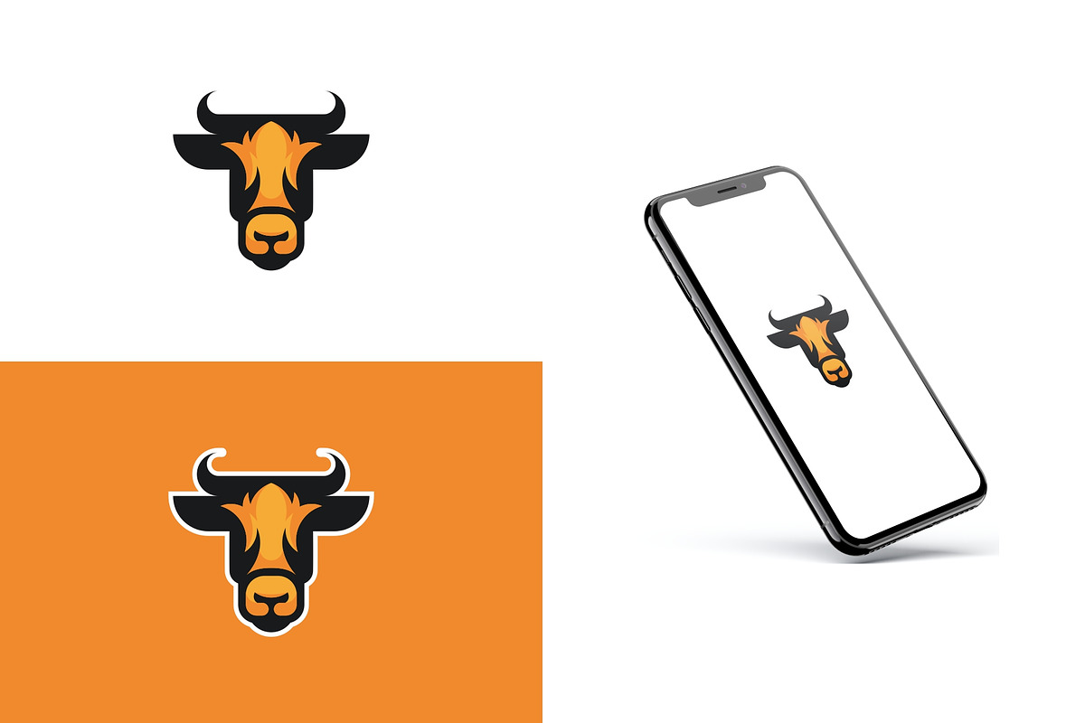 Cow Head Mascot Logo Design, a Branding & Logo Template by Artnivora.Std (Photo 3 of 4)