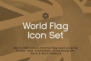 Infografica World Flag Icons