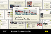Logistic Company Profile GSL, a Presentation Template by Neermana (Thumbnail 1 of 4)
