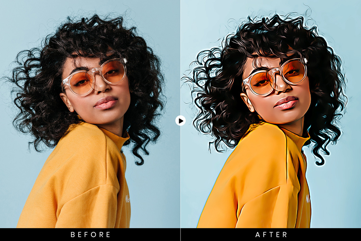 Caricartoon Me Photoshop Action, an Action Add-On by ridvanpars (Photo 10 of 11)
