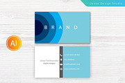 Modern Business Card Template, a Business Card Template by M6 Gallery (Thumbnail 1 of 4)