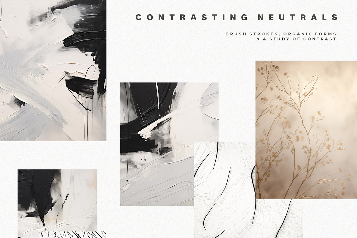 Abstract Neutral Textures & Prints, a Background Graphic by Laras Wonderland (Photo 6 of 9)
