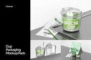 Cup Packaging Mockup, a Cups & Container Mockup by Neermana (Thumbnail 1 of 9)