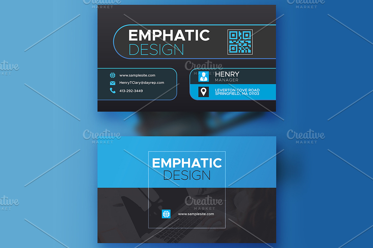 Creative Business Card Design, a Business Card Template by ExpertDesigner411 (Photo 3 of 3)