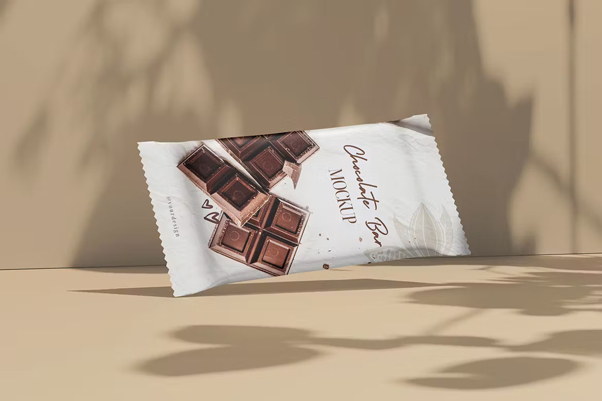 Chocolate Bar Mockup Set, a Packaging Mockup by PaperMoon (Photo 3 of 5)